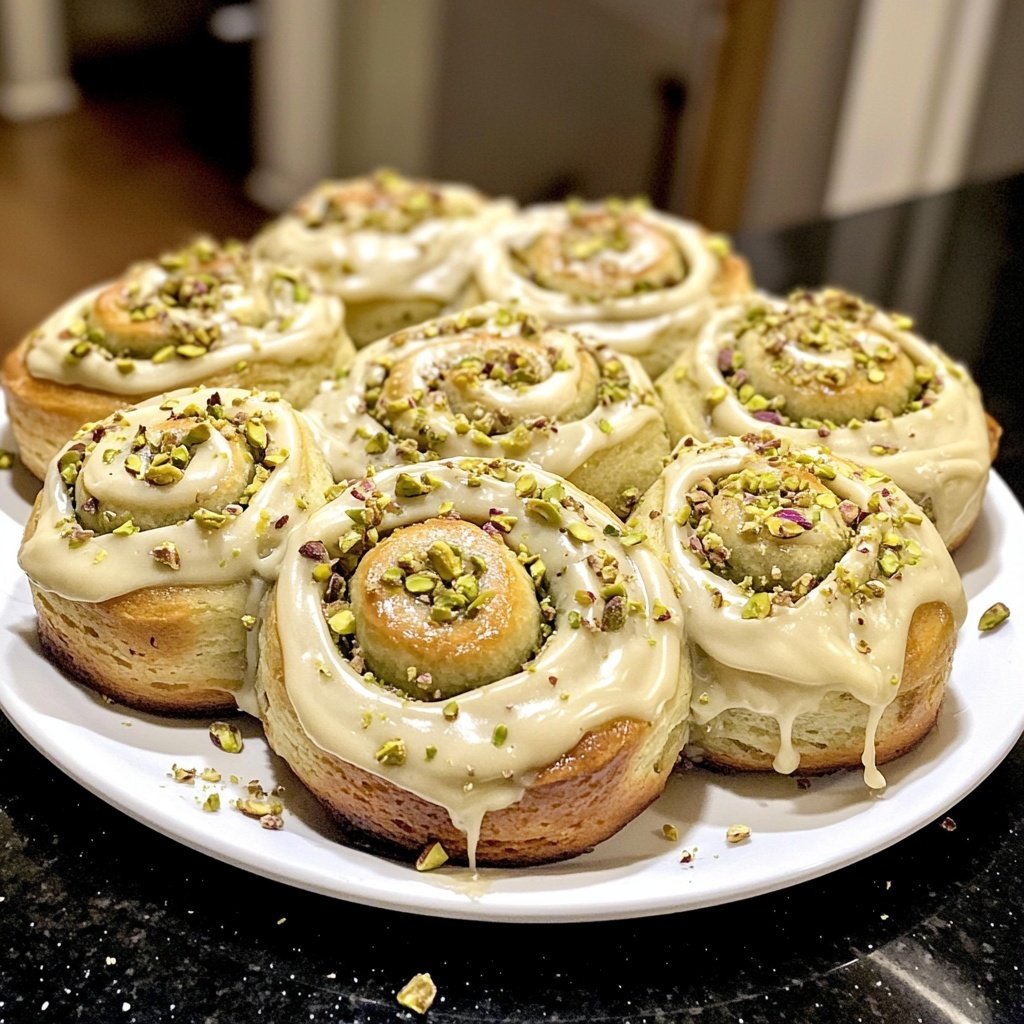 Perfect Pistachio Rolls with Cream Cheese Frosting