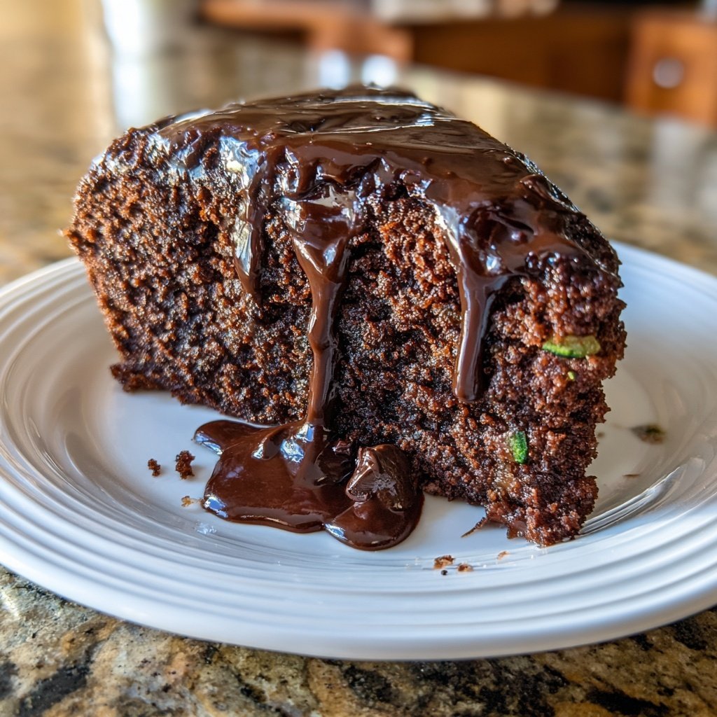 Chocolate Zucchini Snack Cake