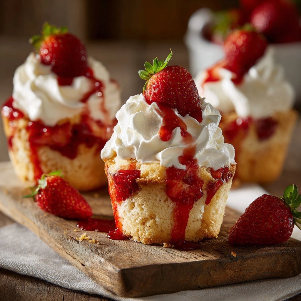 Strawberry Shortcake Cups For Parties