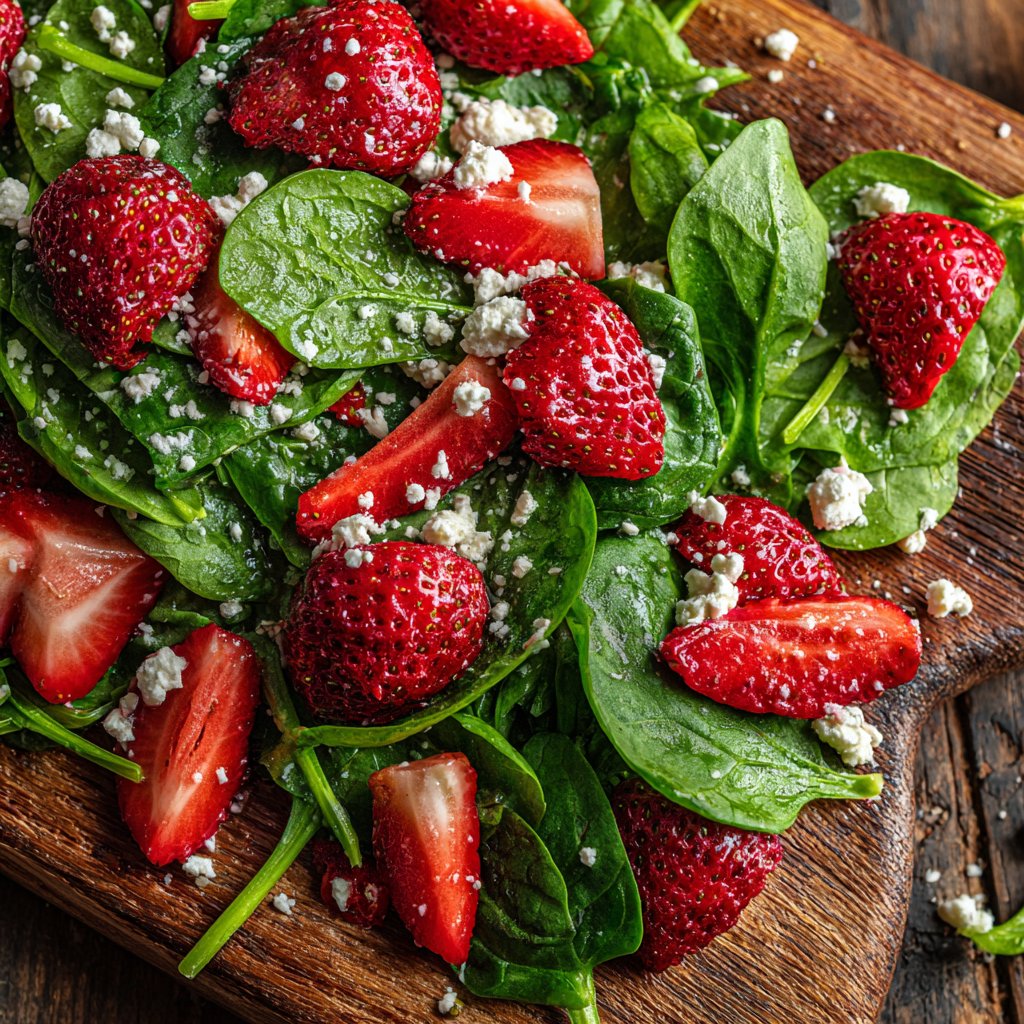 Fresh Strawberry Spinach Salad