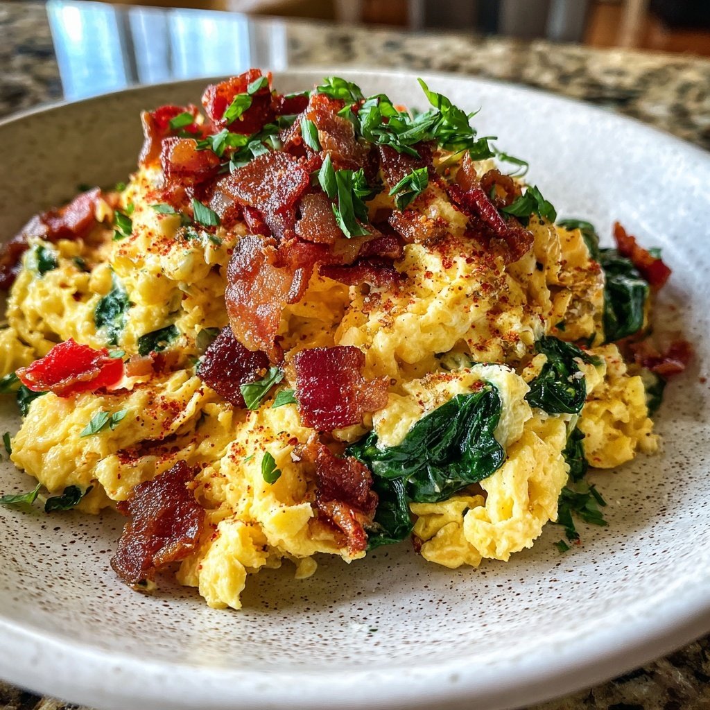 Keto Breakfast Egg Scramble
