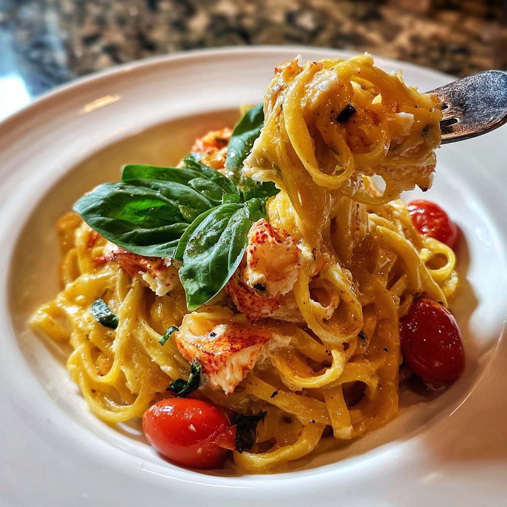 Restaurant Style Lobster Pasta