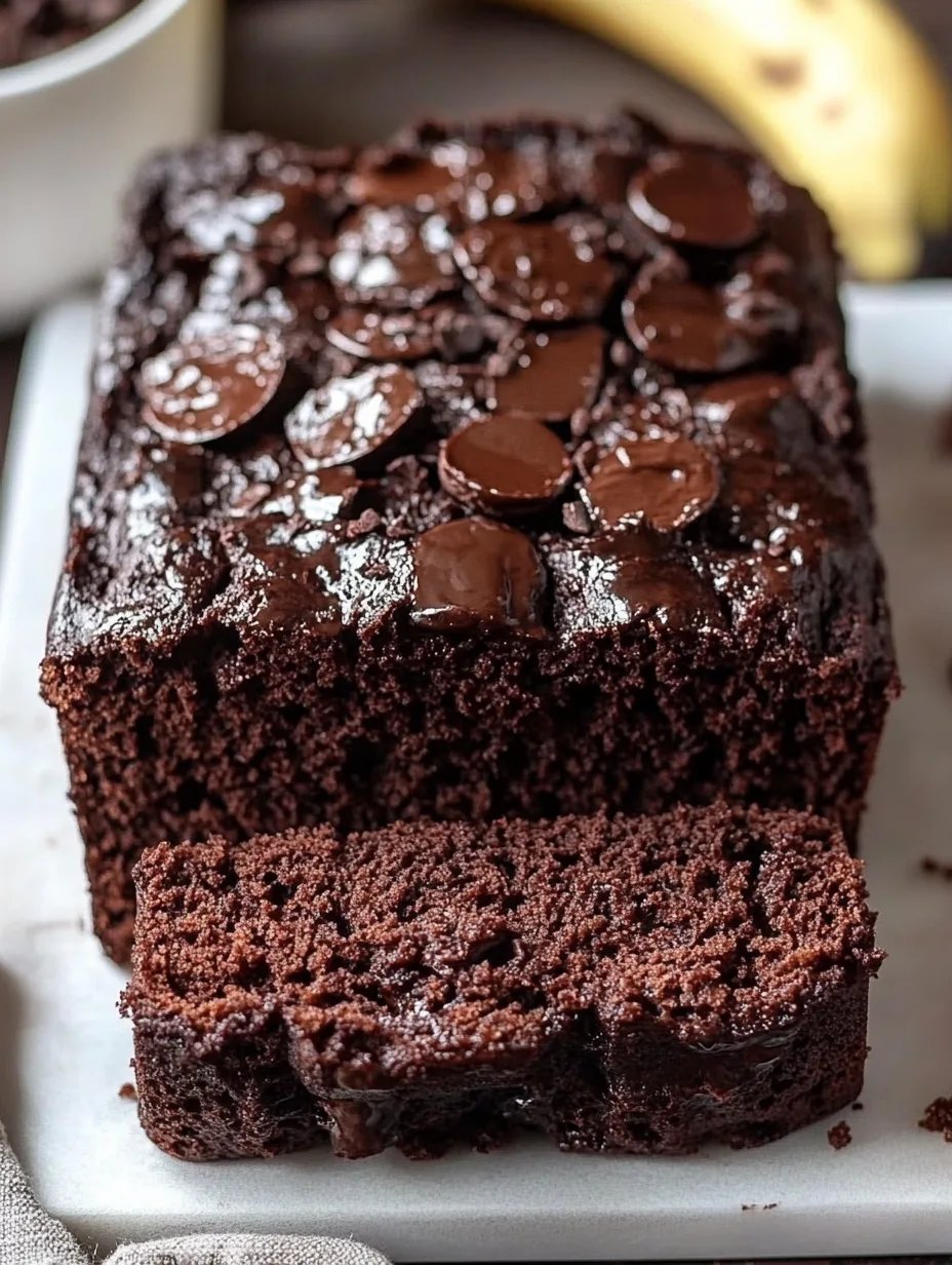 Double Chocolate Banana Bread