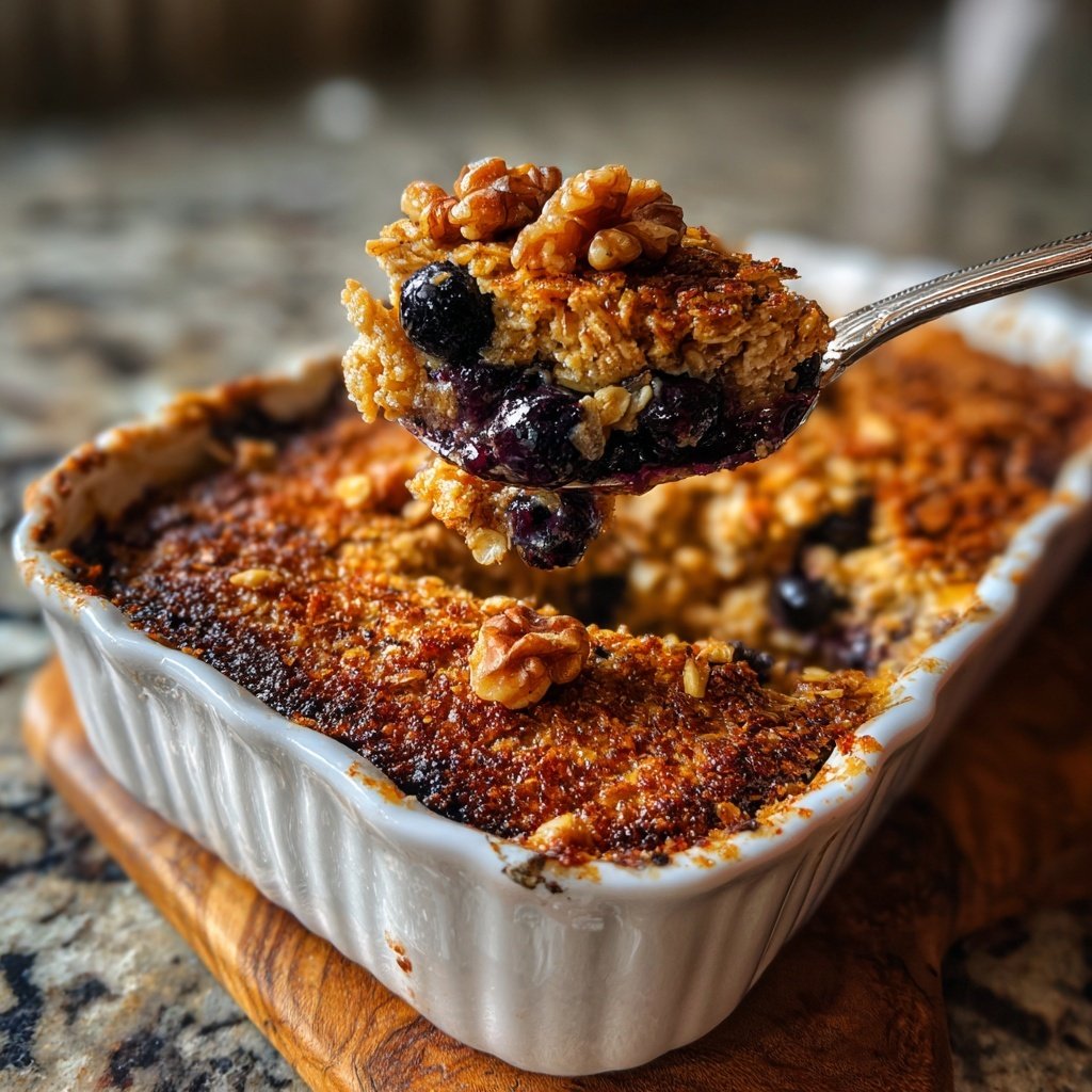 Make Ahead Breakfast Oat Bake