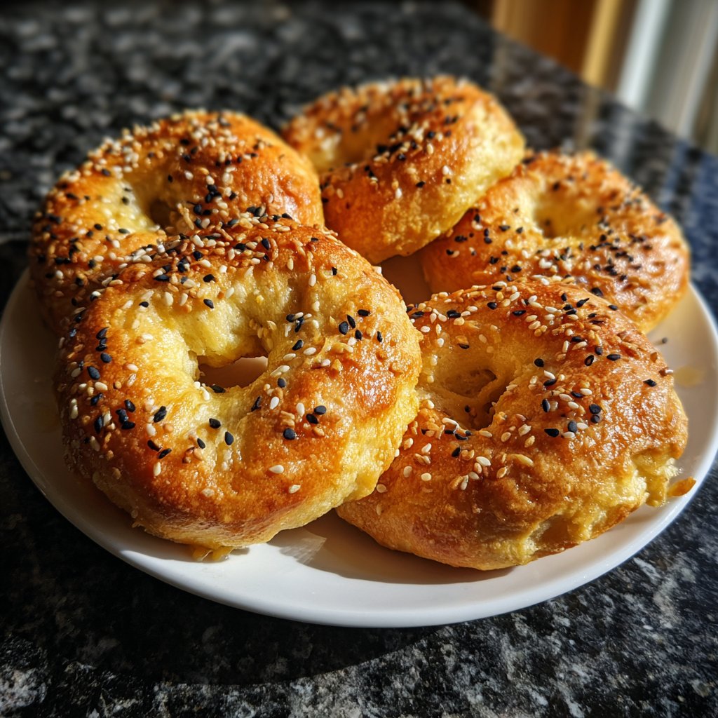 Greek Yogurt Bagels Air Fryer Recipe