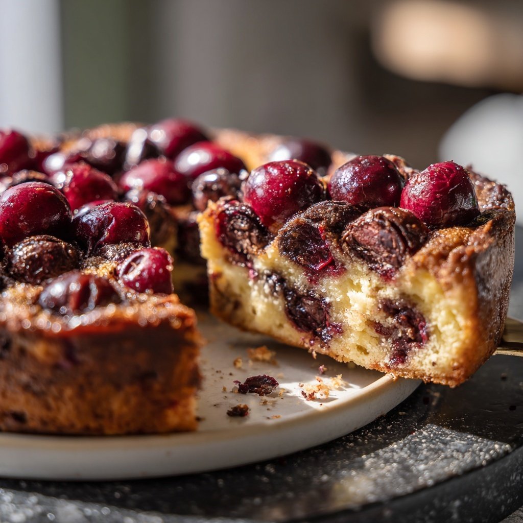 Chocolate Cherry Clafoutis
