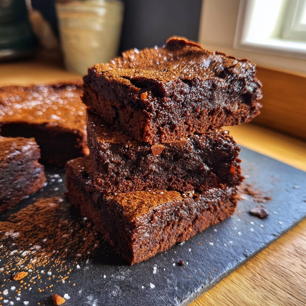 Fudgy Discard Brownies With Cocoa