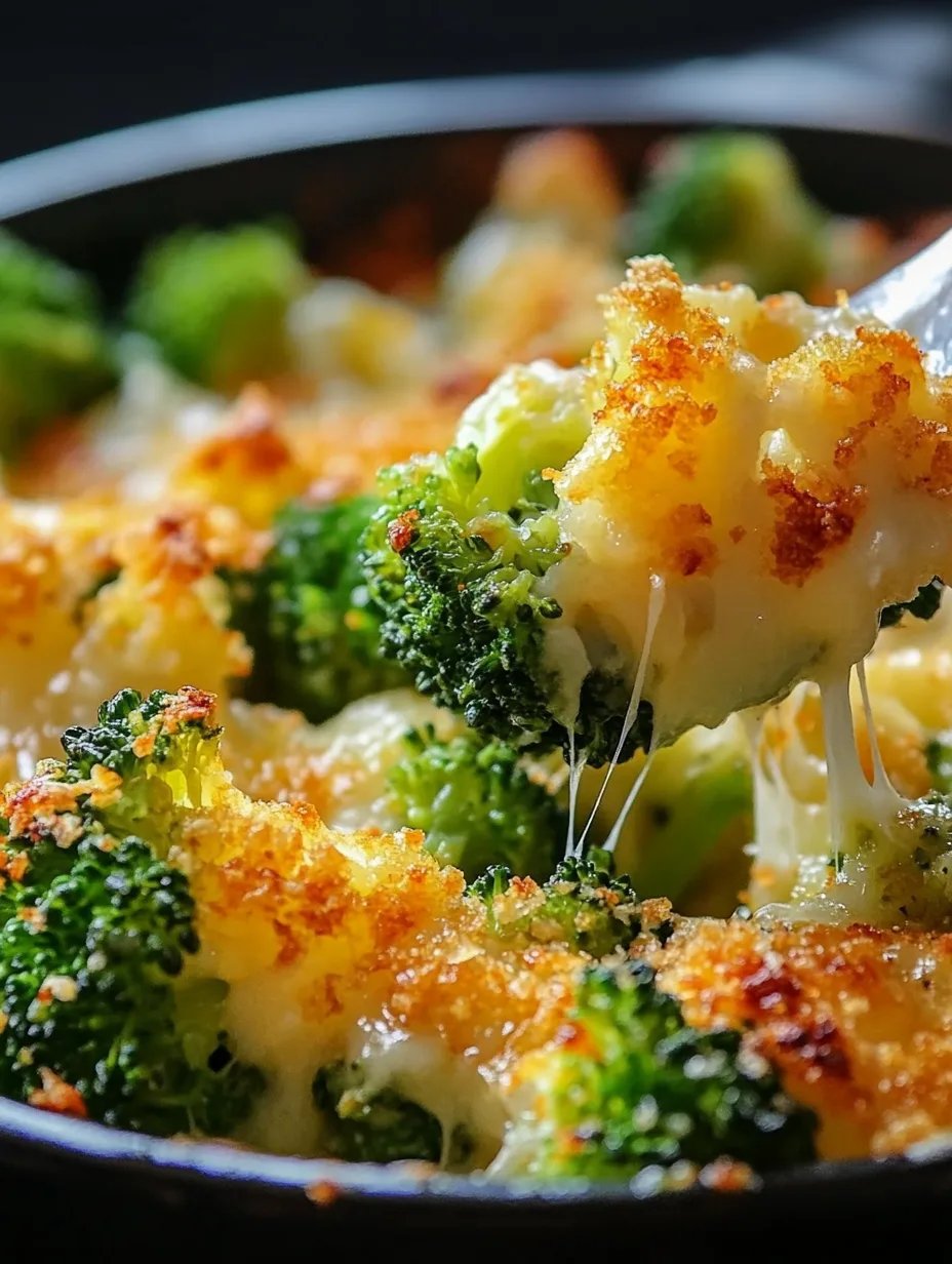 Quick Crispy Cheese Baked Broccoli Recipe