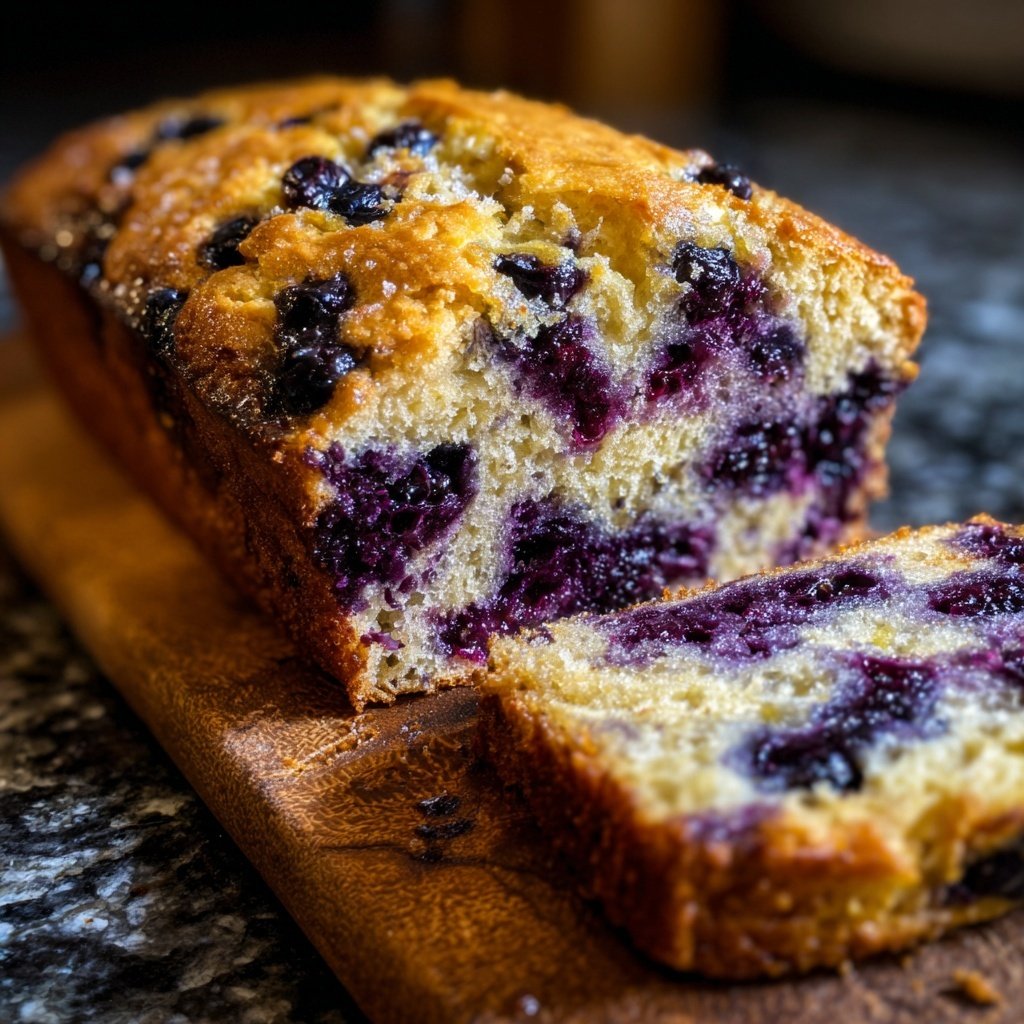 Blueberry Lemon Quick Bread